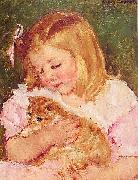 Mary Cassatt, Sara Holding a Cat